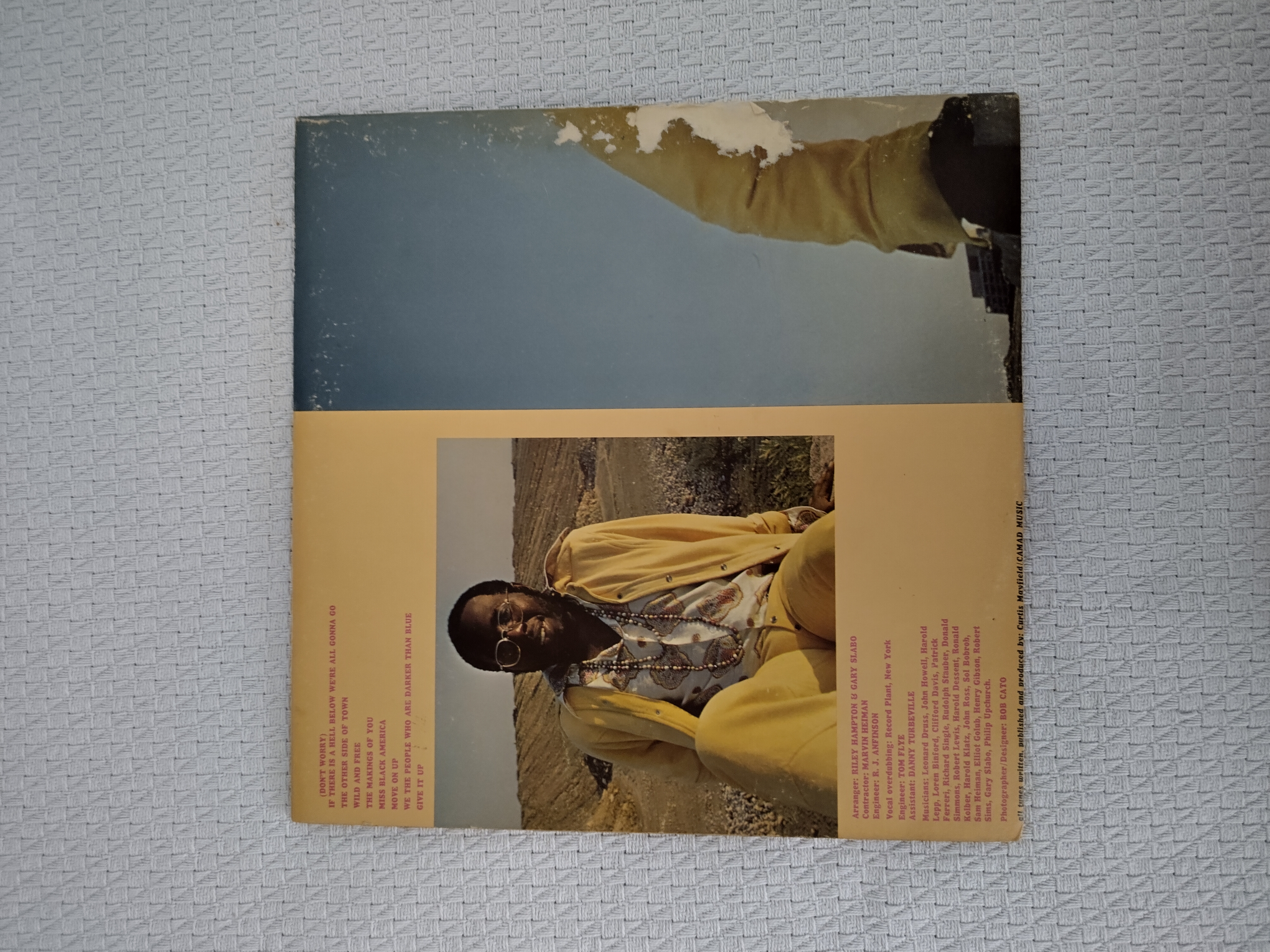 Back of Album Cover